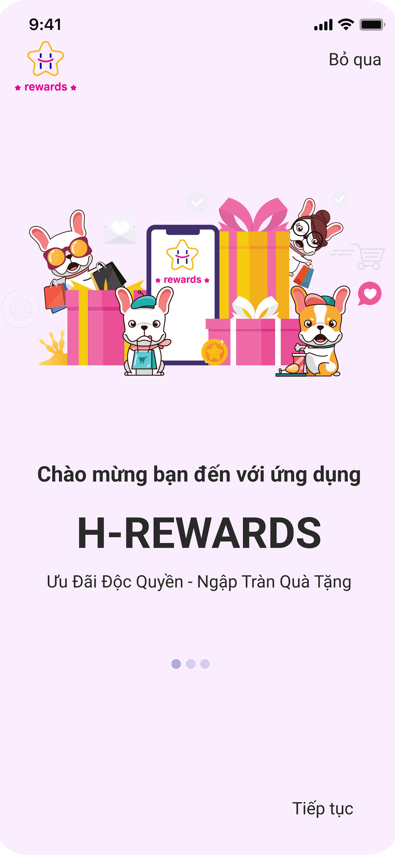 Minh họa tích điểm H-Point quy đổi quà tặng tại H-Rewards